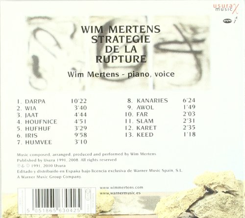 wim mertens strategie de la rupture