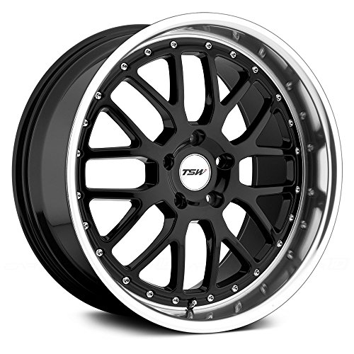 TSW VALENCIA Black Wheel with Painted Finish (20 x 8.5 inches /5 x 112 mm, 43 mm Offset)