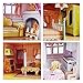 CubicFun Miniature Dollhouse Kits with Furniture,Kids House 3D Puzzle Toys,Sara's Home P678h