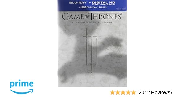 Amazon Com Game Of Thrones Season 3 Bd Blu Ray Various