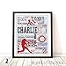 Baseball Personalized Print - PrintChicks Wall Art Decor Poster Team Gift. SHIPS 1-2 DAYS, ARRIVES BEFORE CHRISTMAS!
