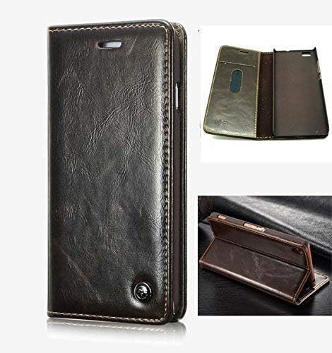 Sony Xperia Z3 Compact (Mini) Case Cover DESIGNER RETRO VINTAGE Leather Wallet Stand Cases By SUPRIZEBOX(TM) (BROWN)