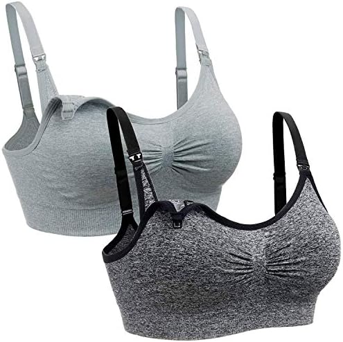 2-5PACK Nursing Bra Wireless Bra Women's Sleeping Maternity Bra Breastfeeding Bras Bralette