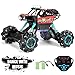 RC Truck Shooting Water Bullets 2.4Ghz Remote Control Car Toys Monster Truck with LED Light Realistic Sounds & Music Rear Fog Stream 2 Rechargeable Batteries Birthday Gifts for Kids Boys Girls (Red)
