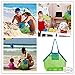 BeeSpring Extra Large Family Mesh Beach Bag Tote Backpack Toys Towels Sand Away