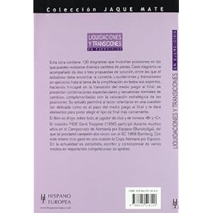 Liquidaciones y transiciones en Ejercicios/ Liquidations and transitions in Exercises (Ajedrez) (Spanish Edition)
