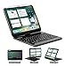 LENRICH iPad Pro 11 case Keyboard 2018 Backlit, 7 Color Backlight 360 rotatable Wireless Folio 180 Flip Swivel Smart Cover Hard Shell Stand Auto Sleep/Wake up Black