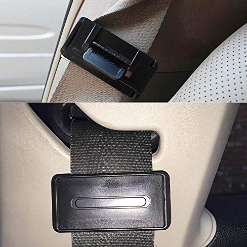 RED SHIELD Car Safety Seatbelt Clips. Vehicle Seat Belt Buckle Stopper Clamp Adjuster for Relaxing Neck & Shoulder. Reduce Irritation with Strap Positioner While Driving. Easy to Use. [2PK / Silver] - Thumbnail 5