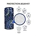 SA Company Face Mask Shield Protective Balaclava Bandana Microfiber Tube Neck Warmer (Purple Crow)