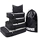 6 Set Packing Cubes,Travel Packing Organizers for Luggage Suitcase with Laundry Bag
