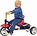 Kettler Happy Navigator Fly Convertible Tricycle with Push Handle for Steering and Toy Sand Bucket, Toddler Stroll and Ride Trike