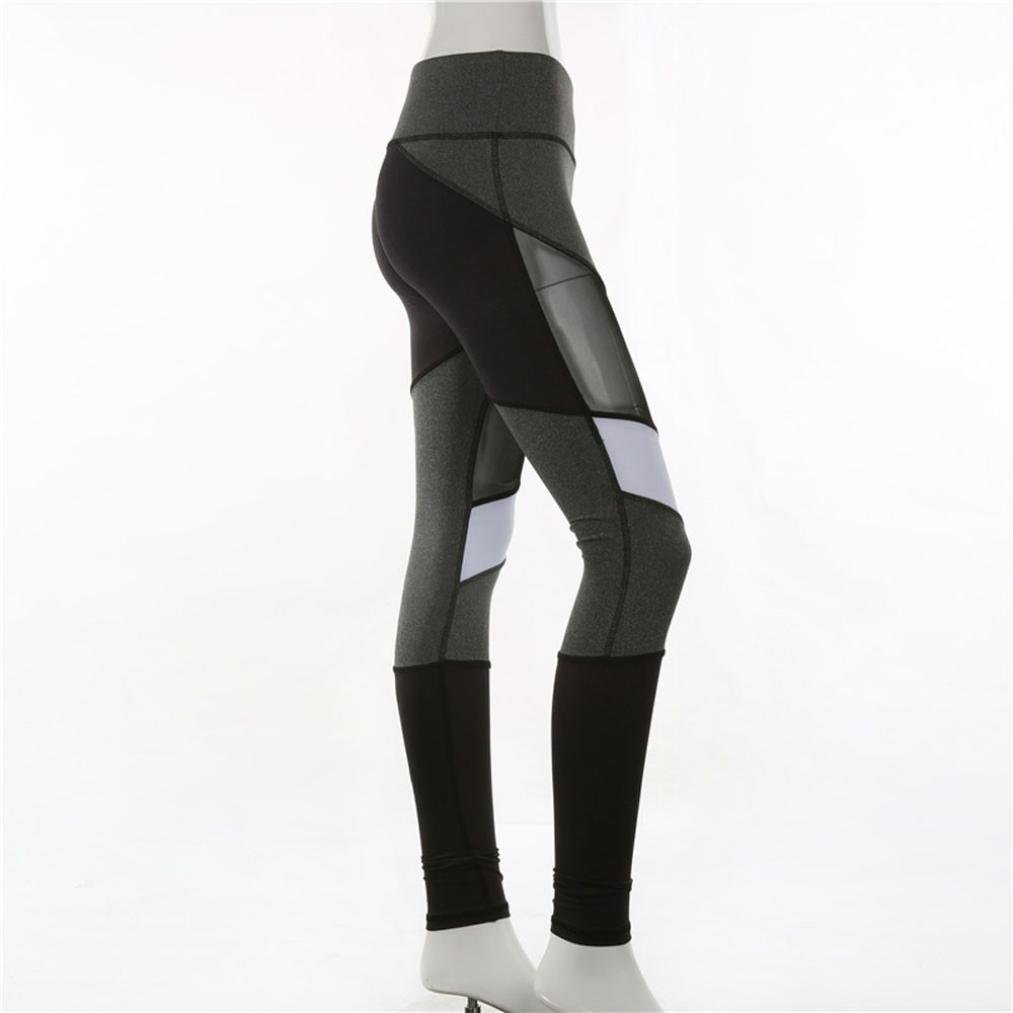 2018 High Waist Yoga Pants Fitness Leggings Running Gym ...