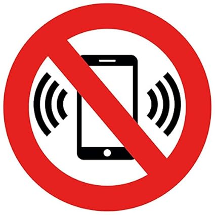 Smartphone verboten Schild Handy abschalten,Telefon verbot ...