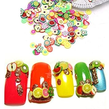 Cute Fimo Nail Art 3d Nail Designs Fimo Cane Nail Designs