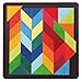 Grimm's Indian Square - Small Wooden Magnetic Creative Puzzle in Travel Box