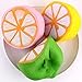 Juicart Slow Rising Squishies Jumbo , Scented Squeeze Lemon Stress Relief Toy Charms (4.333.78inch, Random)