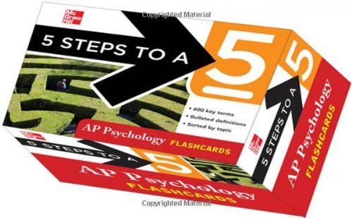 5 Steps to a 5 AP Psychology Flashcards (5 Steps to a 5 on the Advanced Placement Examinations Serie