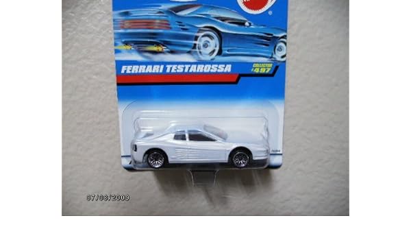 hot wheels ferrari testarossa white