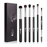 DUcare Makeup Brushes 6Pcs Eyeshadow Brush Set Cosmetics Eyeliner Eyebrow Shader Blending Brushes