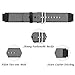 C2D JOY Compatible with Garmin vivoactive (1st Gen) Replacement Bands (Pins and Pin Removal Tool) Wrist Strap GPS Smartwatch watchband - (Woven Nyon) Black, M/5.5-7.6 in.