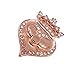 LuckRING Crown Ring Grip 360 Phone Holder Phone Stand for Smartphones and Tablets - Universal use Including The iPhone 6S, Samsung Galaxy S5 S6 Edge iPad & All Other Models Rose Gold
