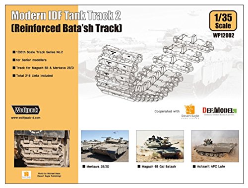 1/35 Moderrn IDF Tank Track 2 [ Reinforced Bata'sh Track ] Wolfpack WP12002