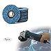 Ximimark 5 Pcs Poly Strip Disc Wheel Paint Rust Removal Clean for Angle Grinder 10016mm,Blue