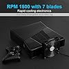 ELUTENG-120mm-Fan-USB-Computer-Fans-USB-Fan-5456CFM-1500RPM-USB-Powered-Cooling-Fan-with-Metal-Grill-Guard-5V-Fan-Compatible-for-PC-PS4-XboxTV-BoxLaptopAV-Cabinet-etc ELUTENG 120mm Fan USB Computer Fans USB Case Fan 54.56CFM 1500RPM USB Powered Cooling Fan with Metal Grill Guard 5V Fan…