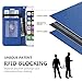FYY Designed for iPhone SE Case 2022 (3rd Gen) / iPhone SE Case 2020 (2nd Gen) / iPhone 7 Case/iPhone 8 Case, Luxury PU Leather Wallet Phone Case with Card Holder Flip Kickstand Cover Navy