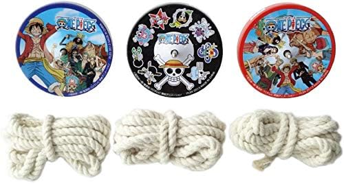 One Piece ワンピース 大人気 ブリキコマ ひも付き 幼稚園 小学校低学年向け 3種類セット