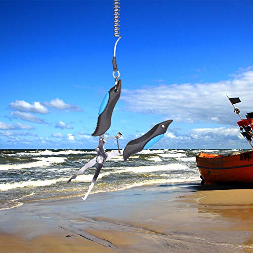 BB Hapeayou Angelzange Edelstahl Fischhaken Entferner mit Hülle und Lanyard für Süß- und Salzwasser 16,5 cm Länge – Bild 3