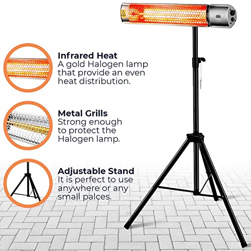 EconoHome Electric Outdoor Heater Infrared heater Outdoor and Indoor