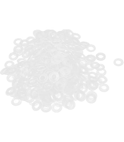 Teflon PTFE Washer / Spacers 2mm thick x2 Bespoke Size 42mm to 60mm o/s dia