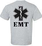 Patriot Apparel EMT EMS Paramedic Emergency Medical Technician Nurse Tee T-Shirt Short Sleeve (Small, Sport Grey)