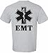 Patriot Apparel EMT EMS Paramedic Emergency Medical Technician Nurse Tee T-Shirt Short Sleeve (Small, Sport Grey)