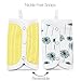 Kaydee Baby Organic Cotton Reversible Teething Chew Pads w/Organic Fleece Inner Lining for Baby Carriers for Girls and Boys - 2 Pack - Variety of Options Available (Flowers & Chevron)