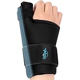 Hilph Thumb Wrist Ice Pack Wrap for Carpal Tunnel & Tenosynovitis with Thumb Splint Support, Soft Gel Wrist Ice Sleeve for Hand Hot Cold Therapy, Arthritis, Tendonitis, Mommy Wrist, Sports Injuries