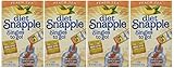 Diet Snapple Singles to Go Peach Tea (6 Sticks in each box) 4 BOXES