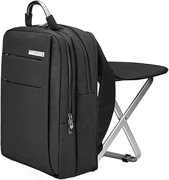 Amazon Co Jp リュックチェア Bigtron 多機能 ビジネスリュック 椅子付リュック 通勤 出張 大容量 バックパック 座れるリュック 防水 耐衝撃 二重ジッパー ブラック スポーツ アウトドア