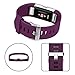 Vancle Fitbit Charge 2 Bands, Adjustable Comfortable Replacement Strap for Fit bit Charge 2 (No Tracker) (Plum, Small)