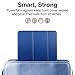 ESR Corner/Bumper Protection Smart Cover Case with Soft TPU Bumper and Auto Wake/Sleep Function for iPad Air 2/iPad 6, Ming Blue