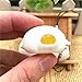 Transer Egg Hand Wrist Exercise Stress Relief Squeeze Relieve Fun Pendant Decor Gift Squeeze Toy (White)