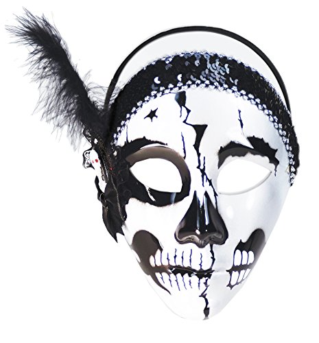 Forum Women's Deluxe Day Of The Dead Skull Mask Female