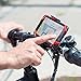 GGBoy Bike Phone Mount, Universal Motorcycle Cell Phone Holder Cradle Clamp with 360 Degree Rotation Adjustable Bicycle Rack Handlebar,Fits iPhone X,8,7 Plus, Galaxy S8 Plus and Most Smartphones Red