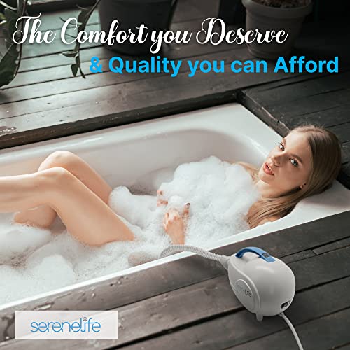SereneLife Electric Bathtub Bubble Massage Mat Waterproof Tub