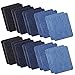 Outuxed 20pcs Iron on Denim Patches Fabric Patches for Clothing Jeans, Iron on Repair Kit, 5 Colors(4.9