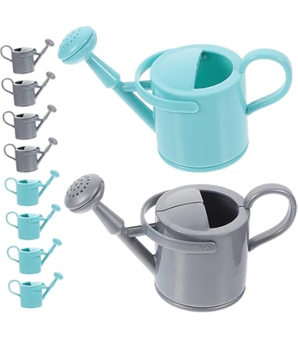 Lot de 3 mini arrosoirs en métal pour jardin extérieur - Multifonctions - Petit arrosoir en fer