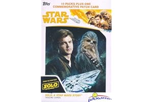 2018 Topps SOLO: A Star Wars Story EXCLUSIVE HUGE Factory Sealed 10 Pack Retail Box with VERY SPECIAL PATCH Card! Includes 10 Parallels & 10 Insert Cards! Look for Autographs & Sketch Cards! WOWZZER!
