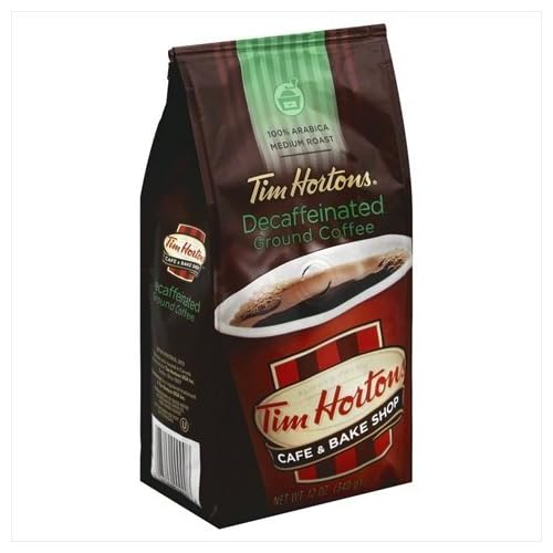 TIM HORTON COFFEE GRND DECAF 100 AB12 OZ Pack of 6 top products Coffee save price Coffee