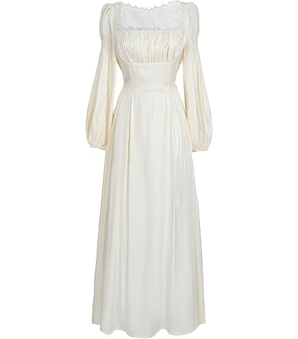white regency dress – Gothic Victorian Gown White Bridgerton-style regency dress with